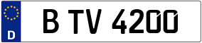 Truck License Plate